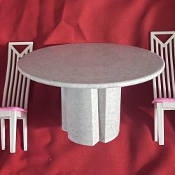 Barbie size dining set