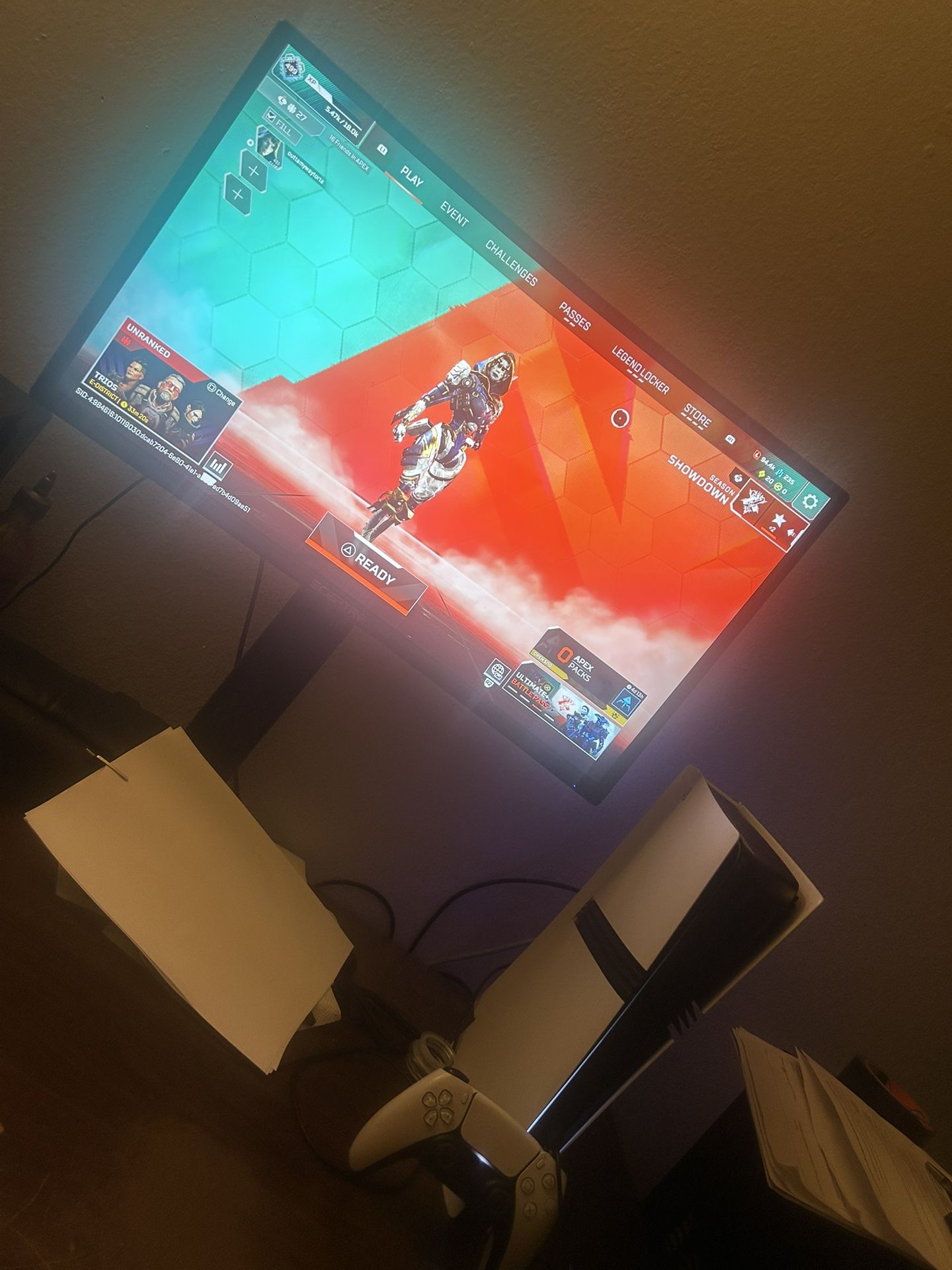 PS5 pro w cooling fan and 27in sceptre curved monitor 