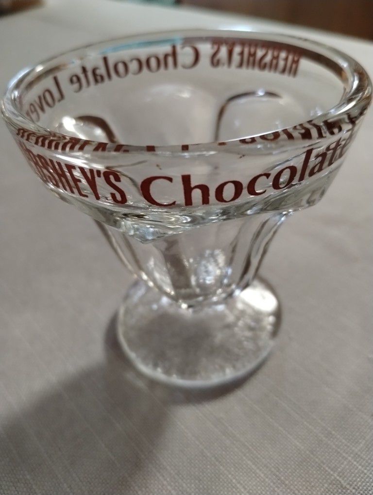 Vintage Hersey's Chocolate Lover Sundae Dish (Small)