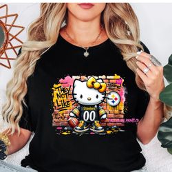 Hellokitty Pittsburgh Steelers Football They Not Like Us Tee-shirt 