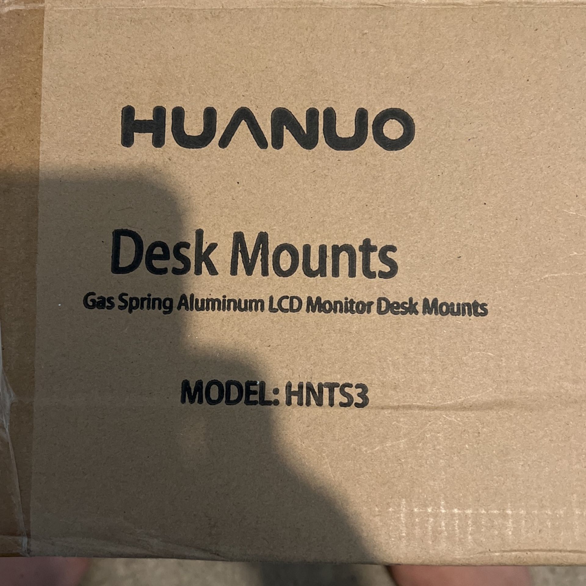 HUANUO Dual Monitor Stand, Adjustable Spring Monitor Desk Mount