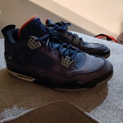 Jordan 4 Winterized Navy Blue