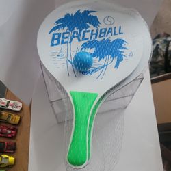New Beach Ball Paddle Set