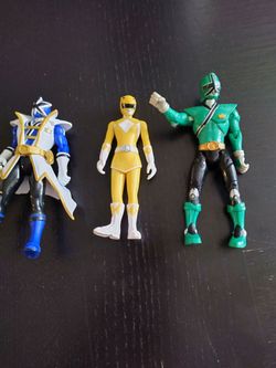 Power Rangers Action Figures Lot of 3