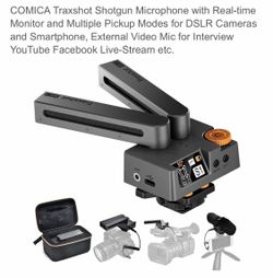 Shotgun microphone for DSLR camera, new