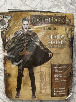 Halloween Costume - Steampunk Shadow Stalker Men Size small 