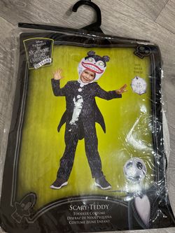 Disney nightmare before Christmas Scary Vampire Teddy toddler kids size small 2T Halloween costume