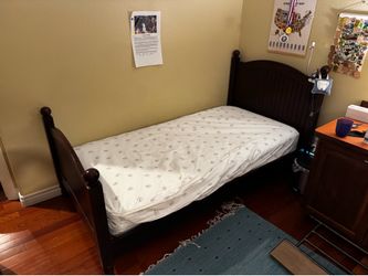 Pottery barn twin bed