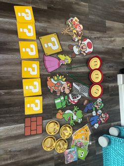 USED Super Mario Brother’s Birthday Lot