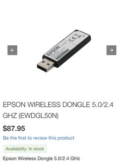 Epson Wireless Dongle for Epson Printers