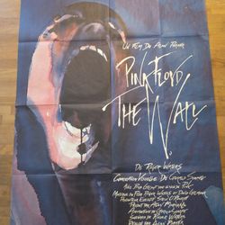 GIANT Pink Floyd the Wall movie poster, Cannes Film Fest 1982