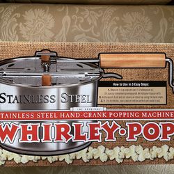 Stainless Steel hand-Crank Popping Machine  Thumbnail