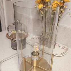 Mid Century Modern Gold Lamp
