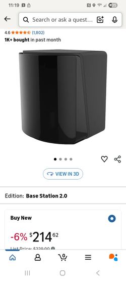 HTC Vive SteamVR Base Station 2.0 (Single) , Black