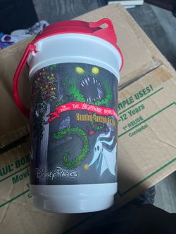 The nightmare before Christmas popcorn bucket