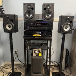 SONY Bluetooth, CD & Radio Stereo system (Speaker Stand NOT included)