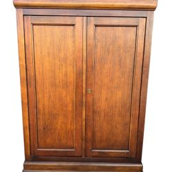 National Mt Airy Louis Phillipe Style Wood Armoire 