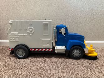 Large Street Sweeper Toy Truck with sounds and moving parts - by Driven by Battat