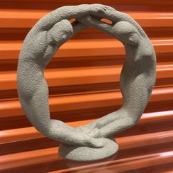 Vintage Haeger Circle Of Love Statues 