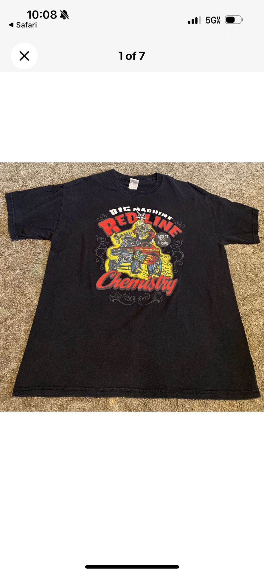 Red Line Chemistry Big Machine Concert T Shirt