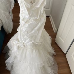 2 Piece Wedding Dress 