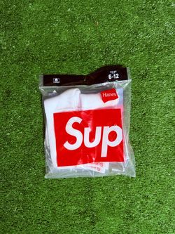 Supreme All White Socks