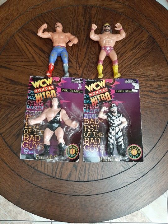 WWF And WCW Action Figures