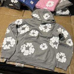 Denim Tear The Cotton Wreath Sweatshirt - Grey