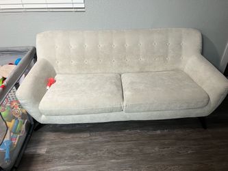 White small couch