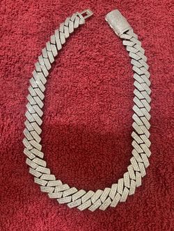 Moissanite 15mm chain
