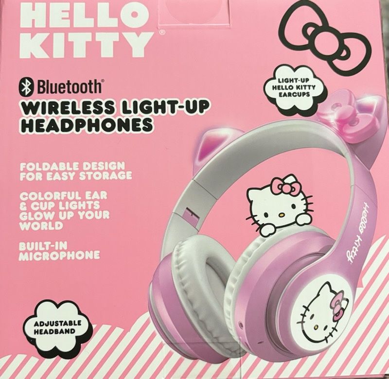 Hello kitty Wireless Light-up Headphones