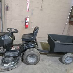 Lawn Mower With Trailer