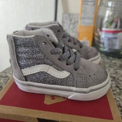 Silver Glitter Baby Vans