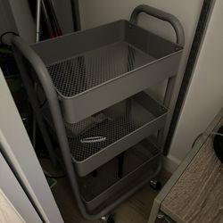 Grey Storage Cart