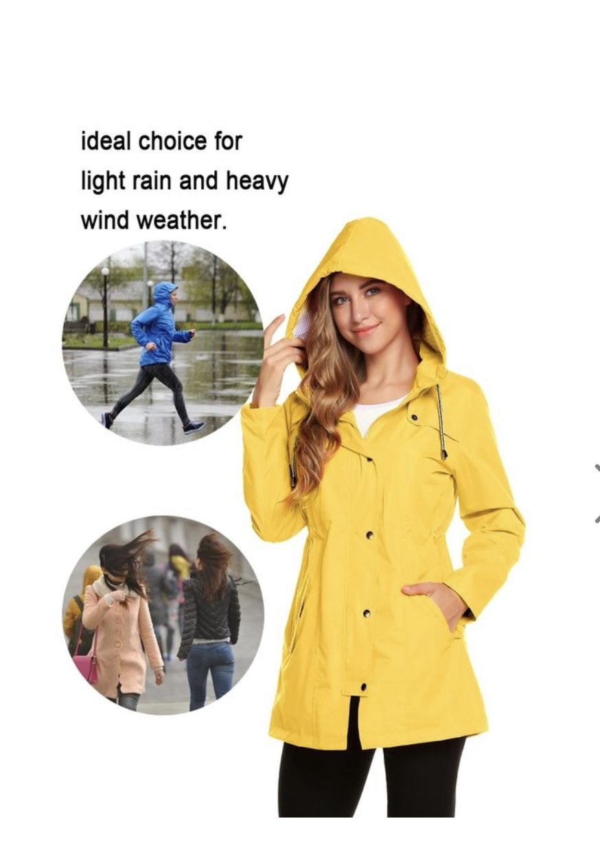 Yellow - Rain Jacket π§₯ XL Fully lined