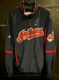 Vintage Cleveland Indians Majestic Therma Base Jacket - Adult Large