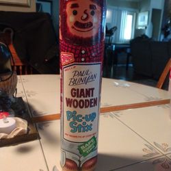 Vtg 1978 Paul Bunyan Giant Wood Pic Up Stix