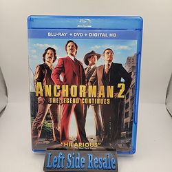Anchorman 2 : The Legend Continues ( Blu-ray , DVD , Digital HD )