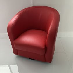 Red Swivel Sofa