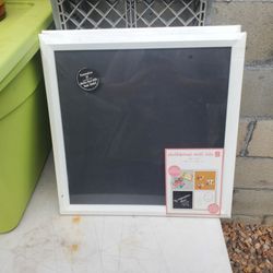 Chalkboard Wall Tile with White Frame