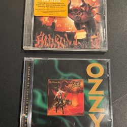 Ozzy Osbourne The Ultimate Sin US CD 1995 Epic/Sony 22 Bit Remaster & Ozzfest 2002 Live Album by Various (CD, 2002)