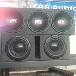 3 MTX 12" Car Subwoofer Speaker Box