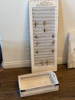 Shutter Wall Farmhouse Piece Crafts Photo Holder