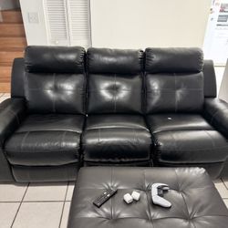 Sofa Set 2 Pieces Black