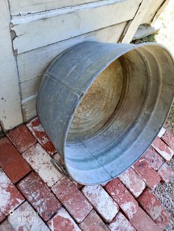 Galvanized Tub ,22" W