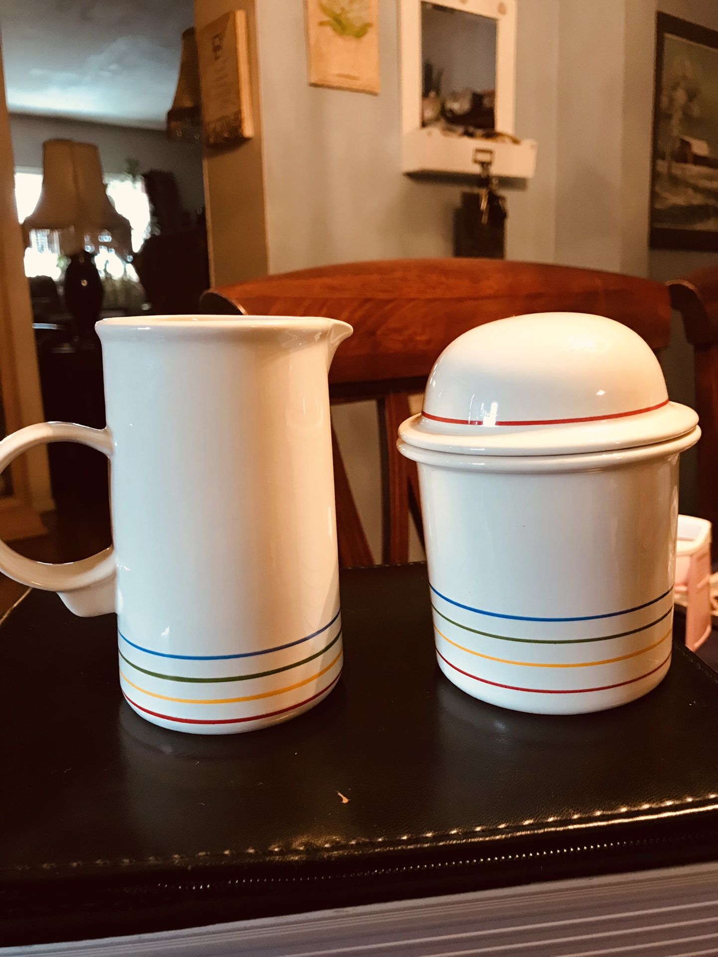Vintage Epoch Korea Cream And Sugar Set