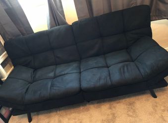 Mainstays 72" Memory Foam Futon Sofa Bed,Black