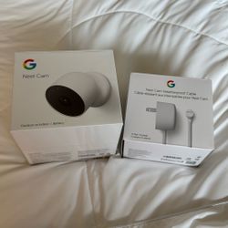 Nest Cam Indoor / Outdoor/ Battery With Charging Cable