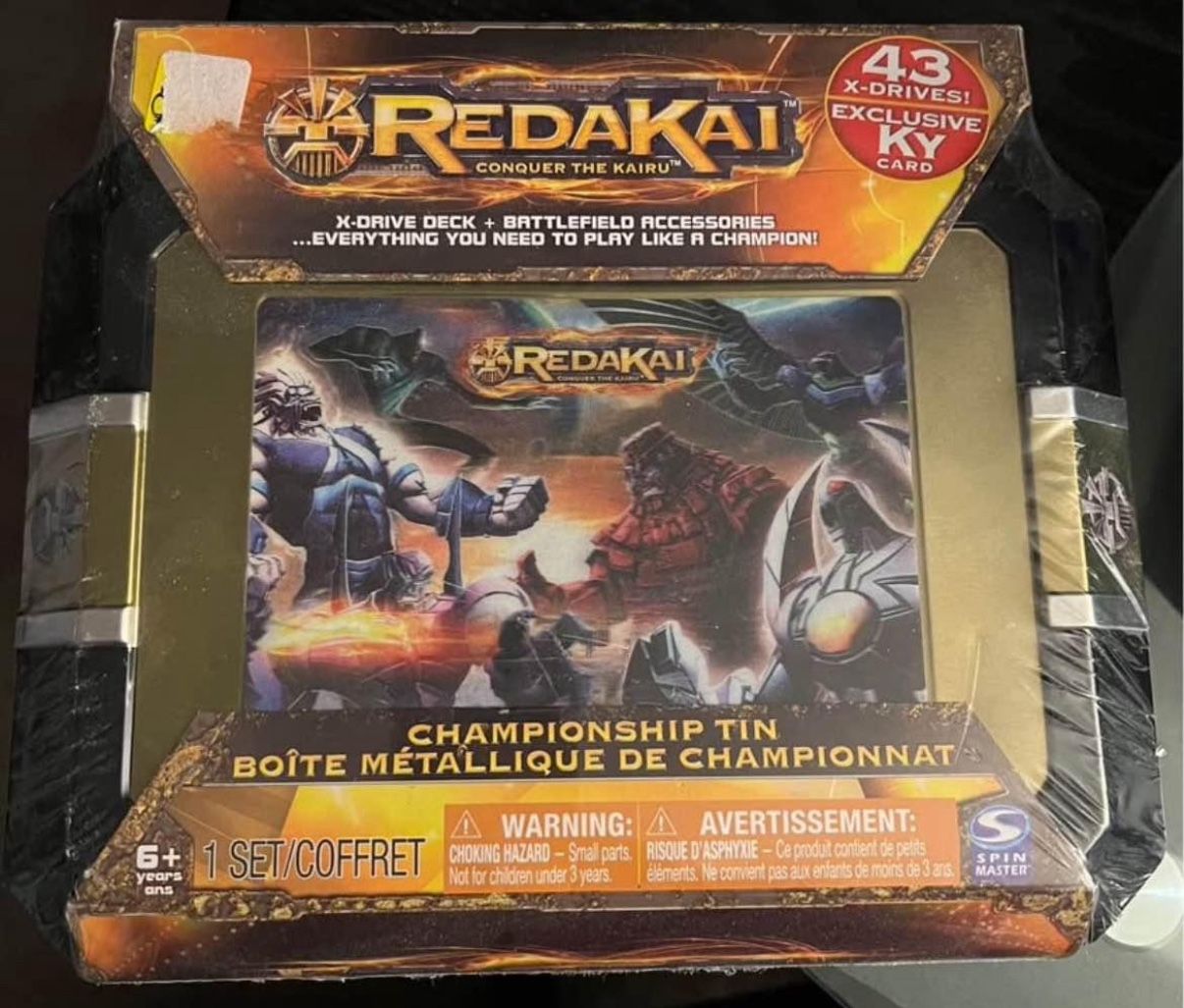 New! Redakai Championship Tin Conquer The Kaitu Complete Trading Battle Cards