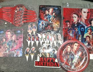 Stranger Things Party Supplies each Bundle $15